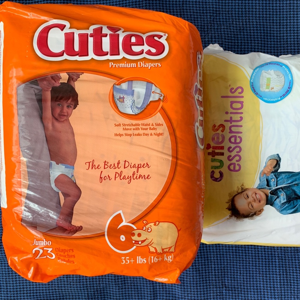 Cuties diapers-new!-4packs for 33$ - Picture 2 of 4